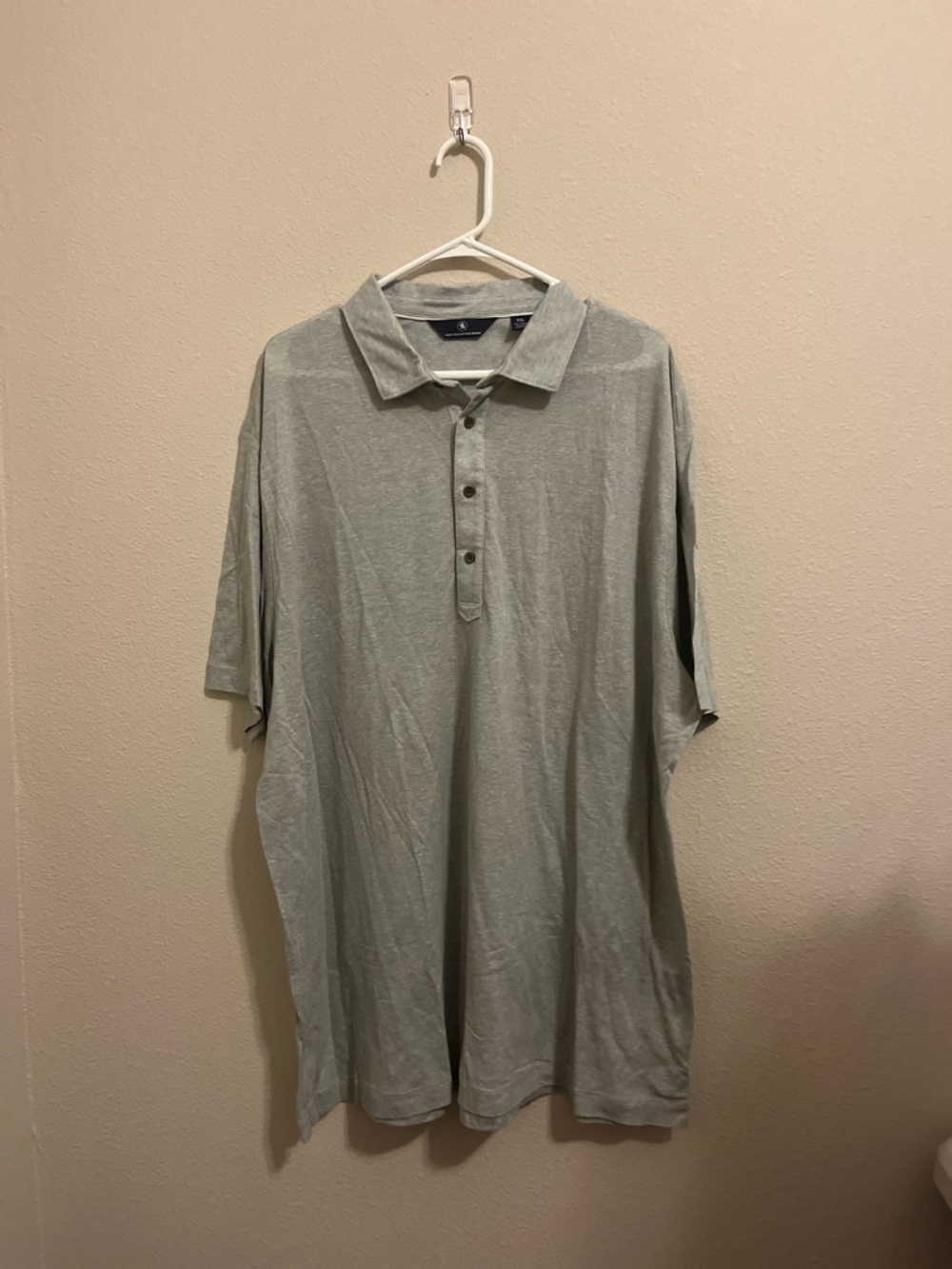 Hart Schaffner Marx Men’s Light Gray Polo